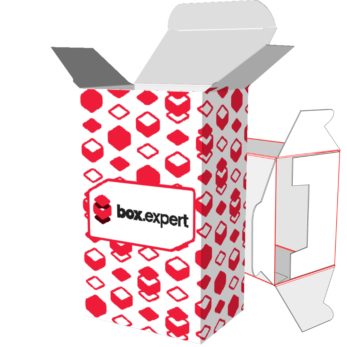 Pudełko z półautomatycznym dnem